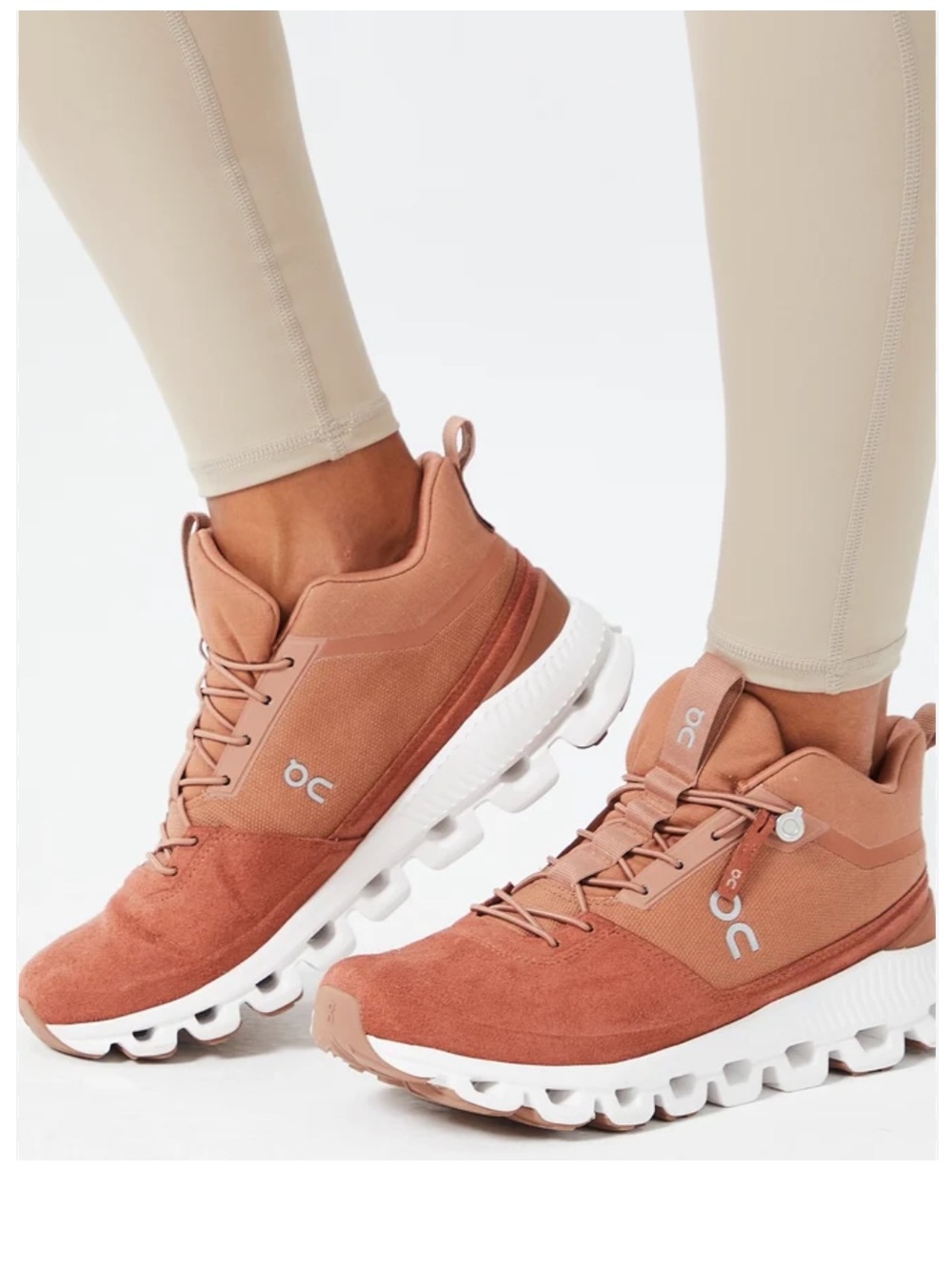 ON CLOUD HI Mocha Women Sneakers Size 10